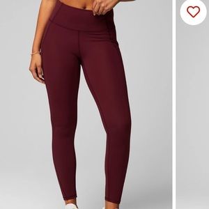 Fabletics Oasis PureLuxe High Waisted Leggings in Merlot